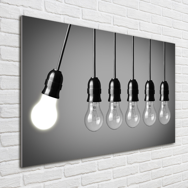 Wall art acrylic Six bulbs