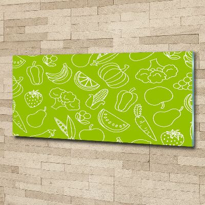 Print on acrylic Fruits and vegetables