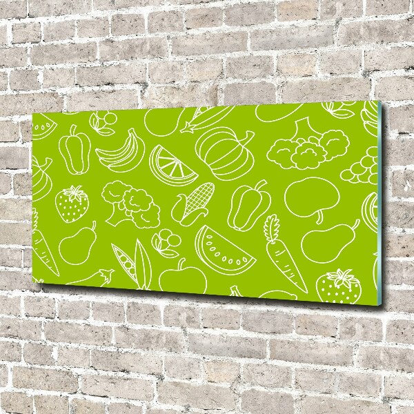 Print on acrylic Fruits and vegetables