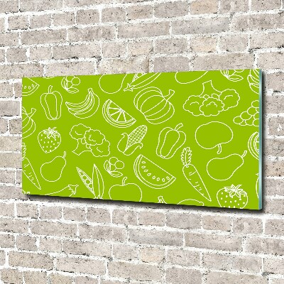 Print on acrylic Fruits and vegetables