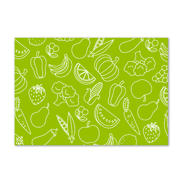 Print on acrylic Fruits and vegetables