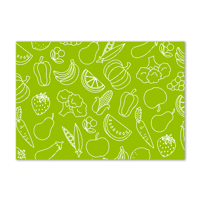 Print on acrylic Fruits and vegetables