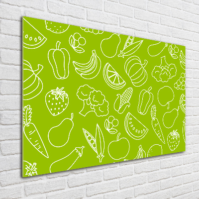 Print on acrylic Fruits and vegetables