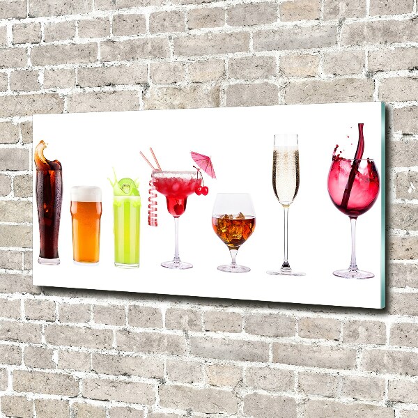 Wall art acrylic Drink set