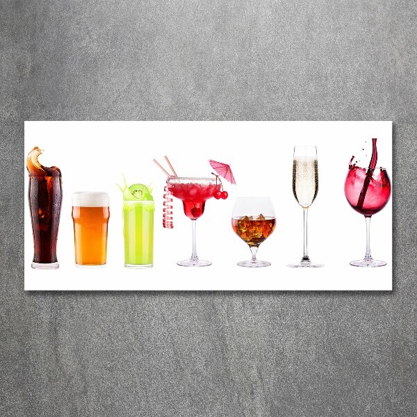 Wall art acrylic Drink set