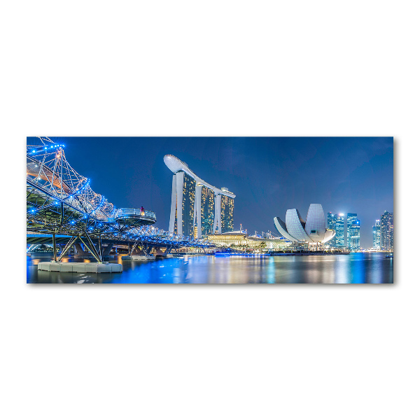 Acrylic print Singapore at night