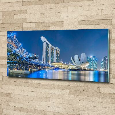 Acrylic print Singapore at night