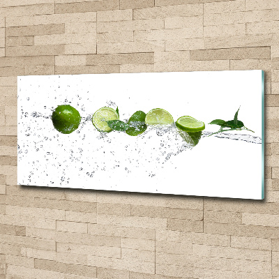 Wall art acrylic Lime and water