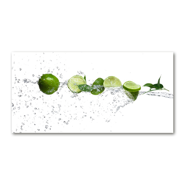 Wall art acrylic Lime and water