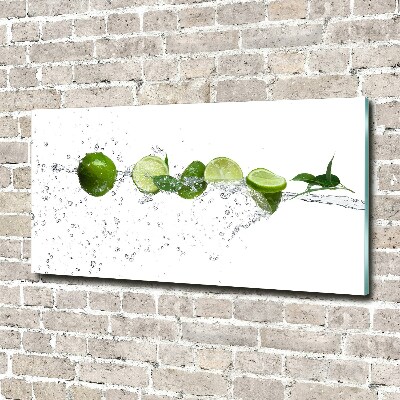 Wall art acrylic Lime and water