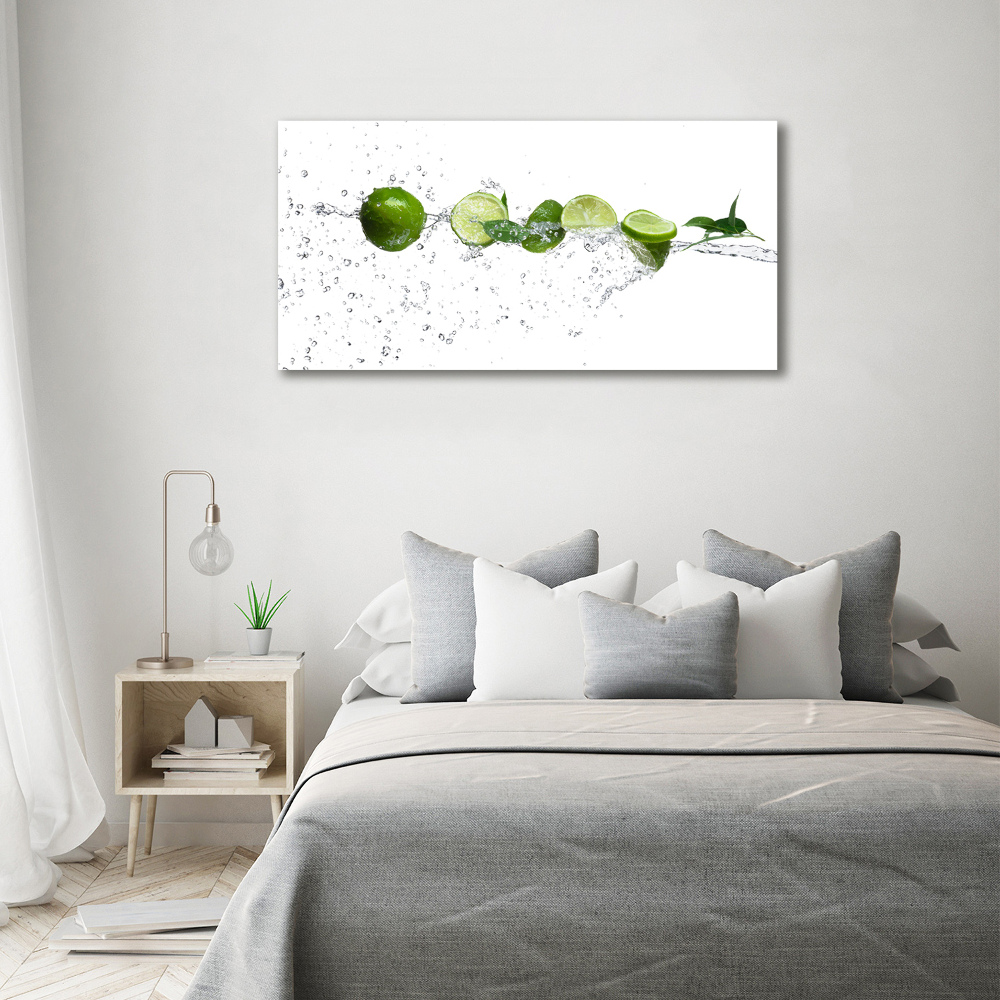 Wall art acrylic Lime and water