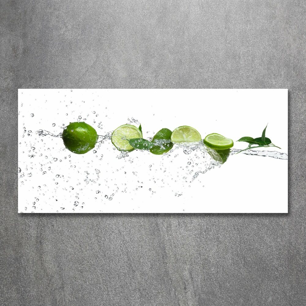 Wall art acrylic Lime and water