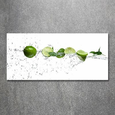 Wall art acrylic Lime and water