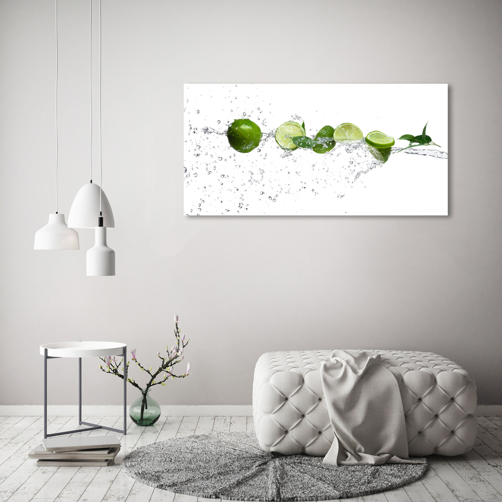 Wall art acrylic Lime and water