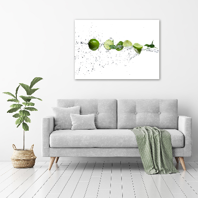 Wall art acrylic Lime and water