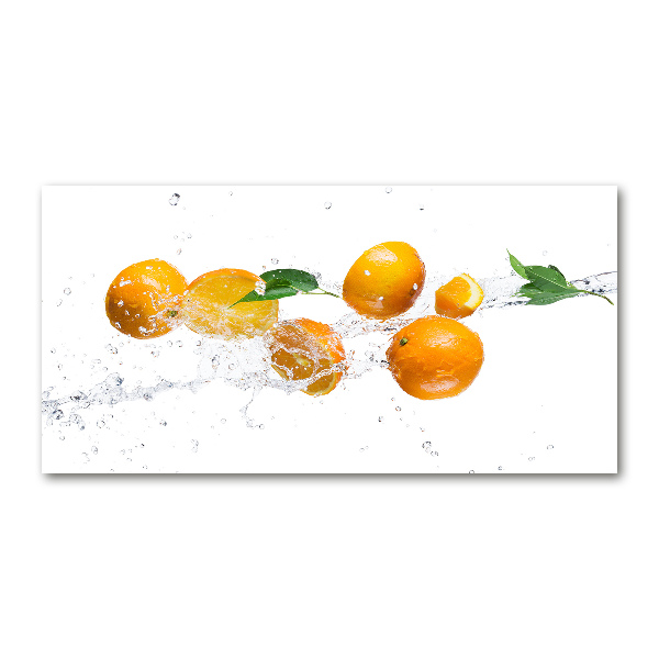 Wall art acrylic Oranges and water