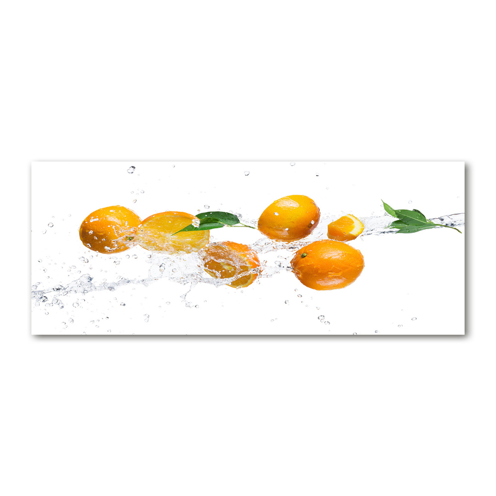 Wall art acrylic Oranges and water