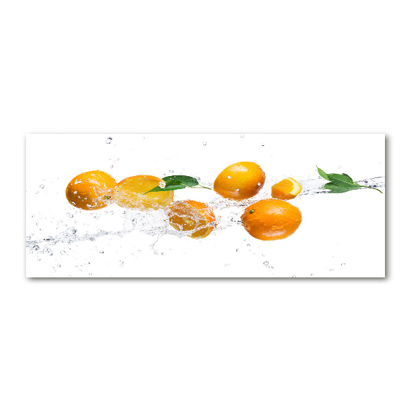 Wall art acrylic Oranges and water