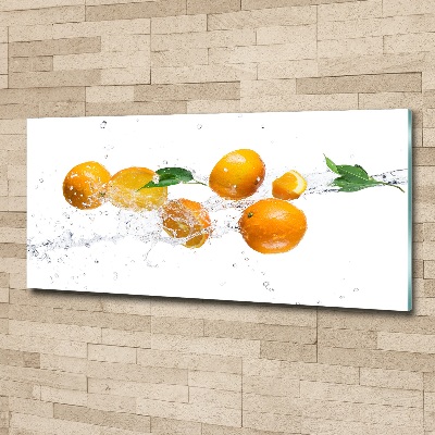 Wall art acrylic Oranges and water