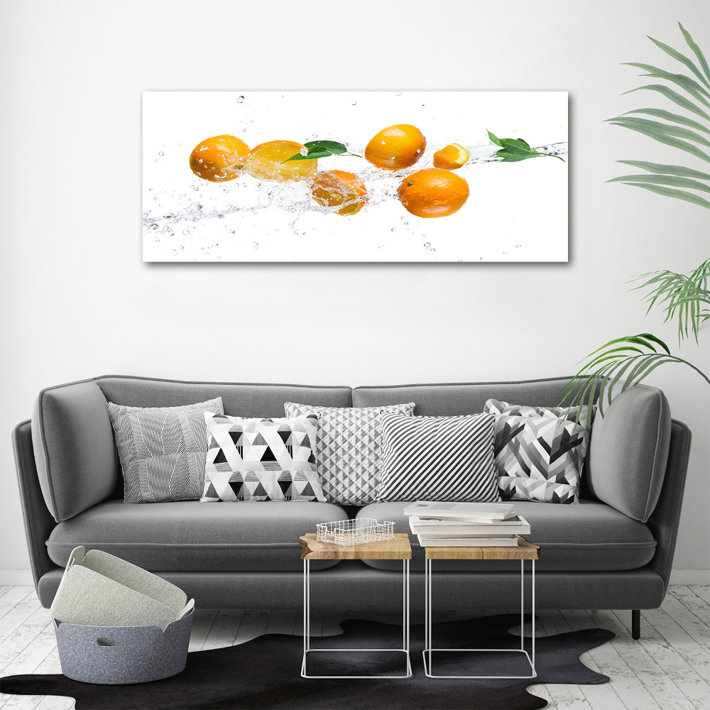 Wall art acrylic Oranges and water