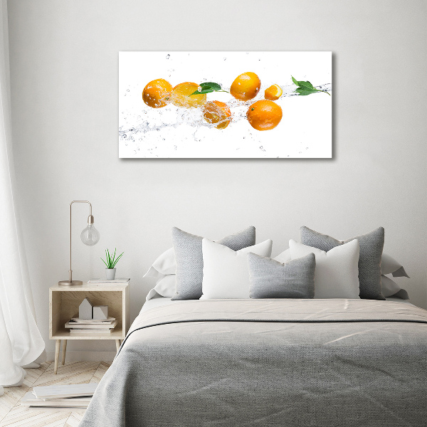 Wall art acrylic Oranges and water