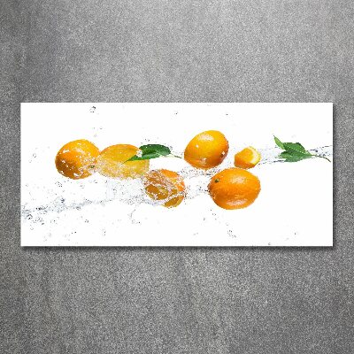 Wall art acrylic Oranges and water