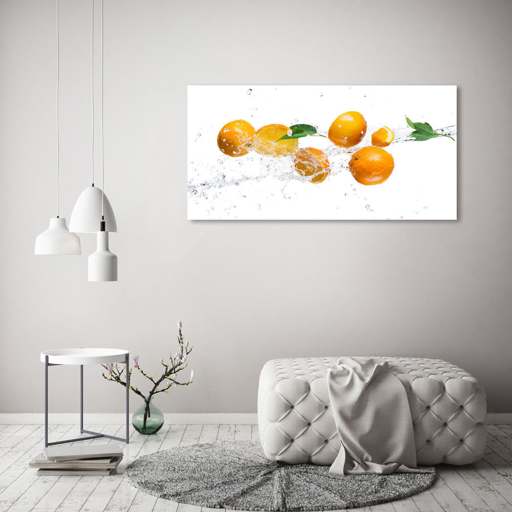 Wall art acrylic Oranges and water