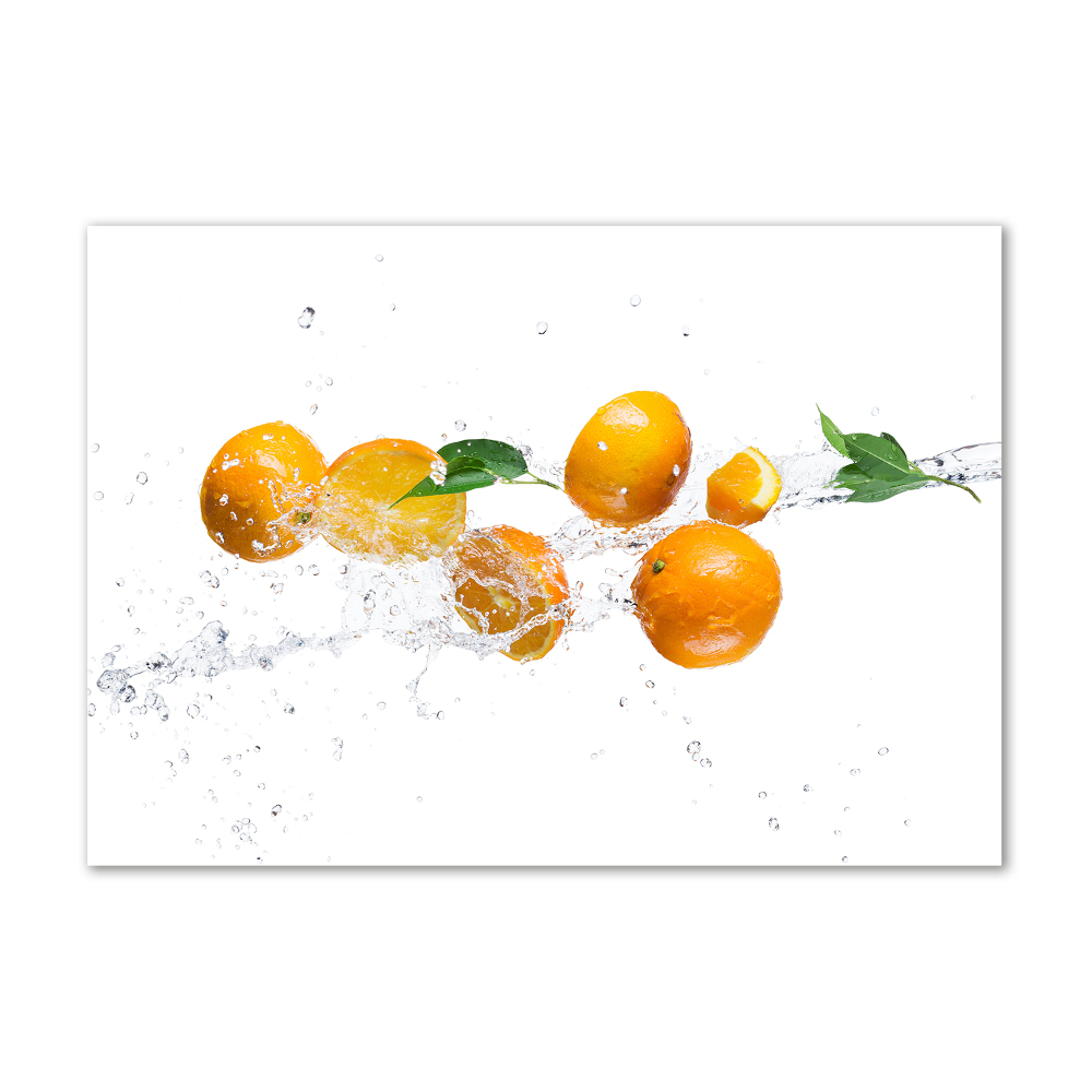 Wall art acrylic Oranges and water