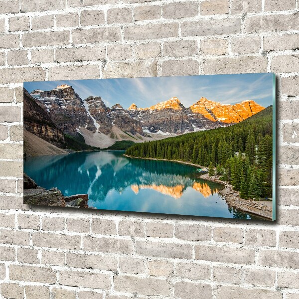 Acrylic print Lake in the mountains