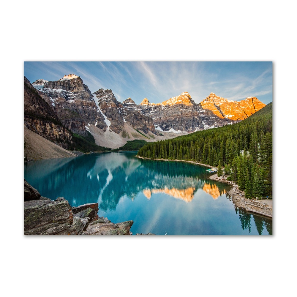 Acrylic print Lake in the mountains