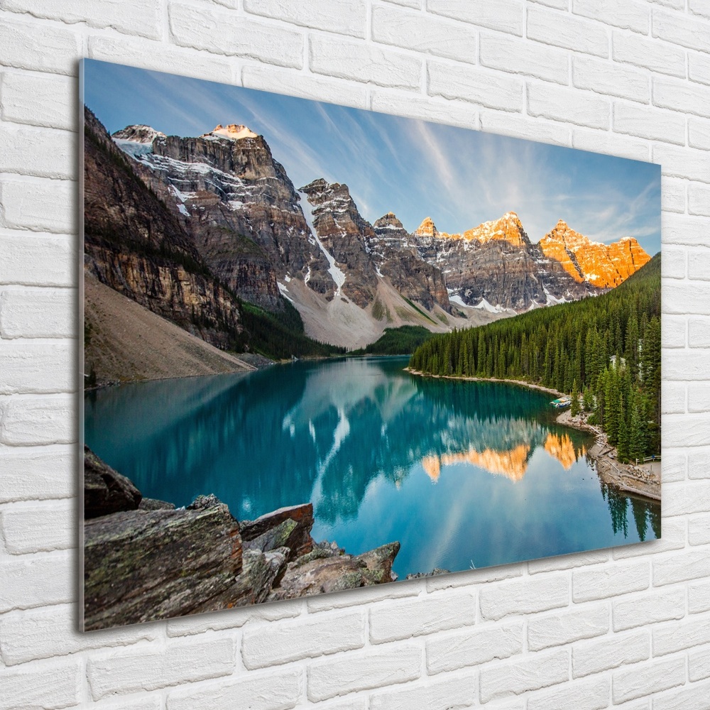 Acrylic print Lake in the mountains