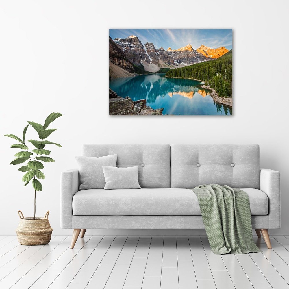 Acrylic print Lake in the mountains