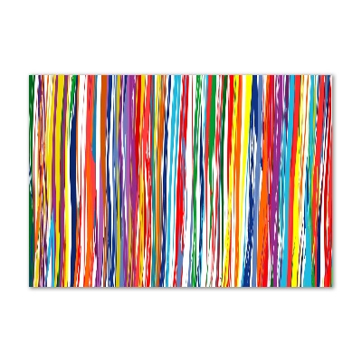 Wall art acrylic Colorful stripes