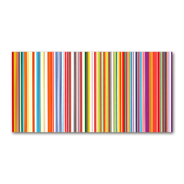 Print on acrylic Colorful stripes