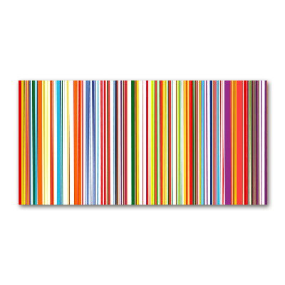 Print on acrylic Colorful stripes