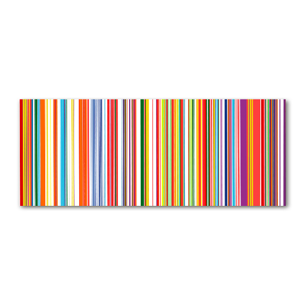 Print on acrylic Colorful stripes