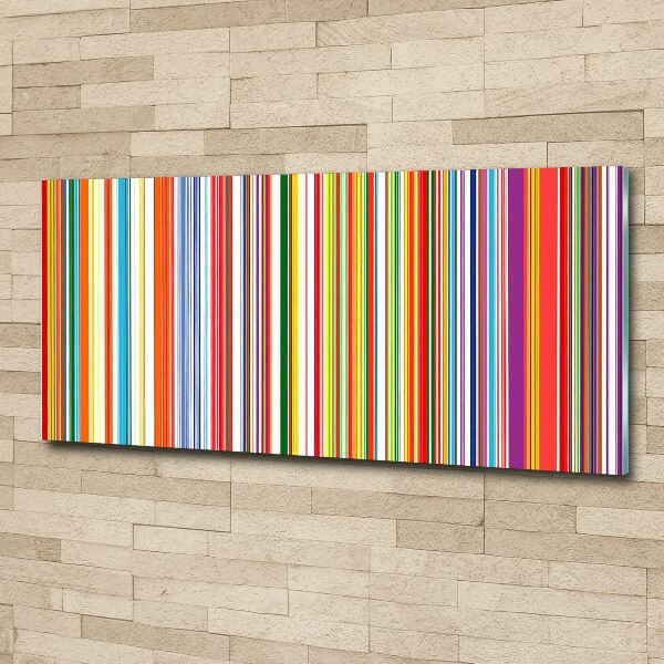 Print on acrylic Colorful stripes