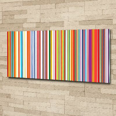 Print on acrylic Colorful stripes