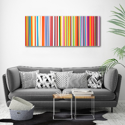 Print on acrylic Colorful stripes