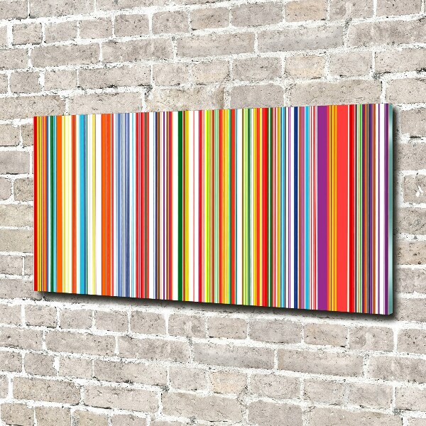 Print on acrylic Colorful stripes