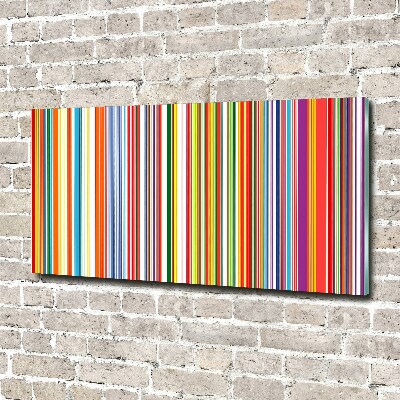 Print on acrylic Colorful stripes