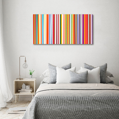 Print on acrylic Colorful stripes