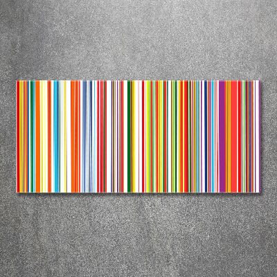 Print on acrylic Colorful stripes