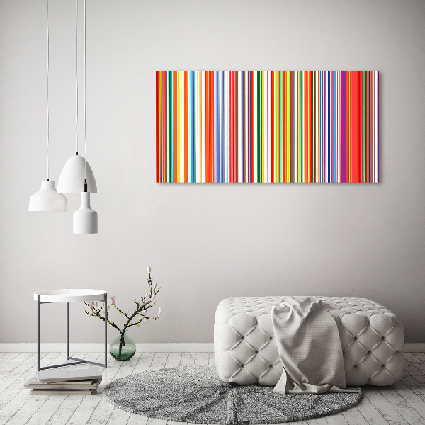 Print on acrylic Colorful stripes