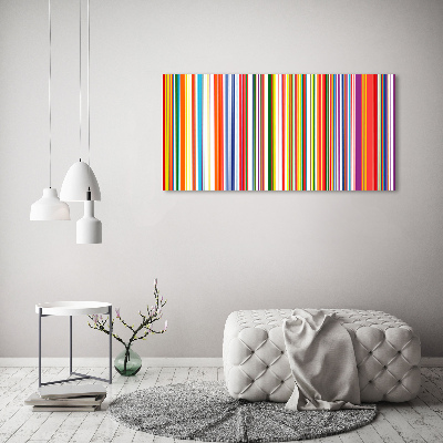 Print on acrylic Colorful stripes