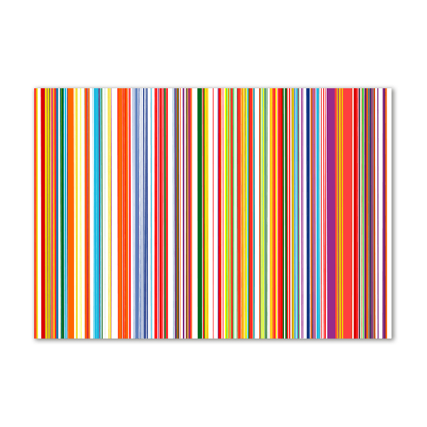 Print on acrylic Colorful stripes