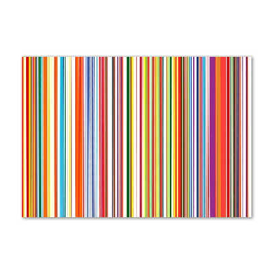 Print on acrylic Colorful stripes