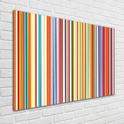 Print on acrylic Colorful stripes