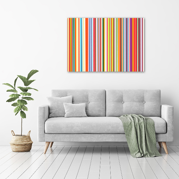 Print on acrylic Colorful stripes