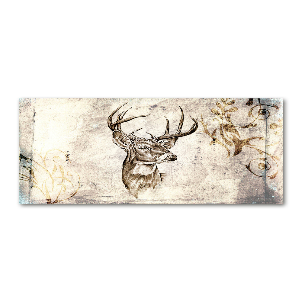 Acrylic wall picture Deer